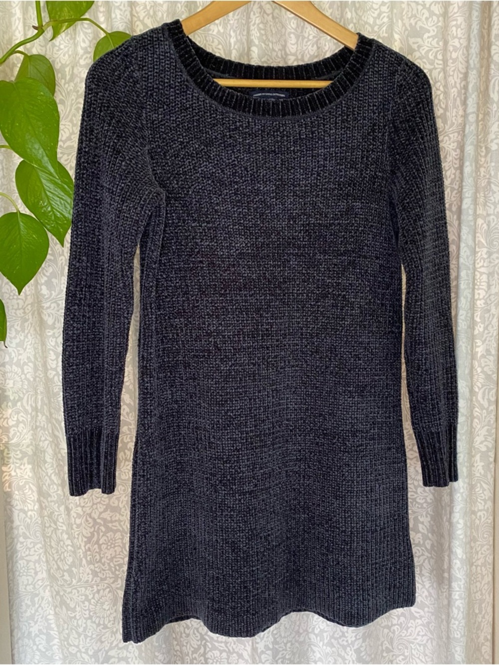 American Eagle Outfitters Charcoal Knit Dress